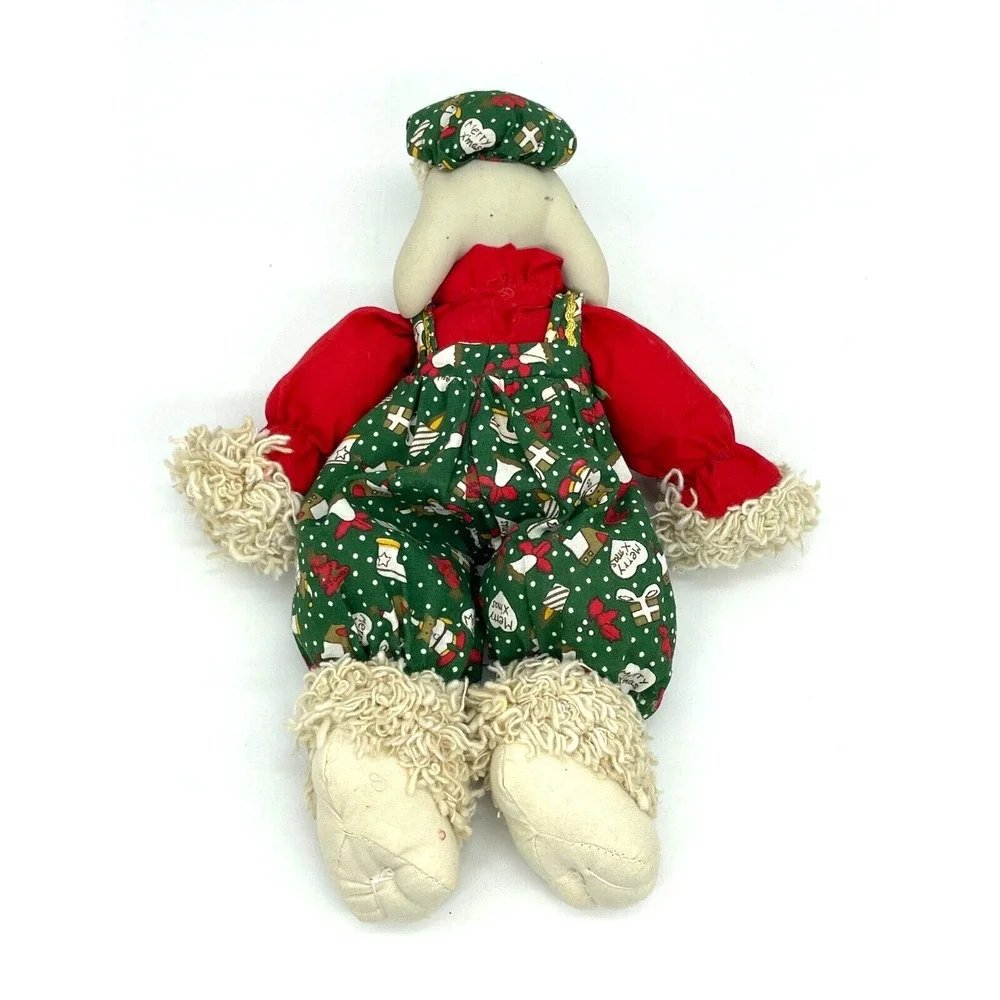 Christmas Bunnies HIP and HOP House Of Lloyd Porcelain Shelf Sitters 1995 VTG‎